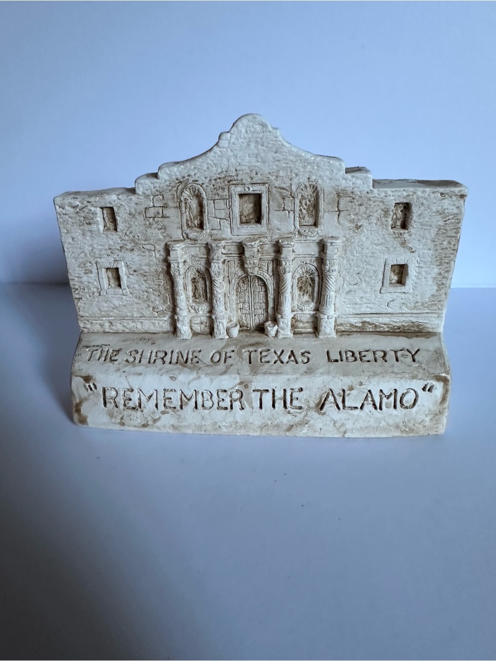 The Alamo Texas Sculpture Signed By Artist J.L. DeMoss 1992